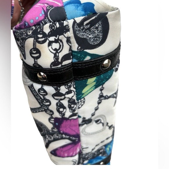 COACH Rare Limited Edition “Carly” Multicolor Butterfly Boho Purse - Picture 13 of 13